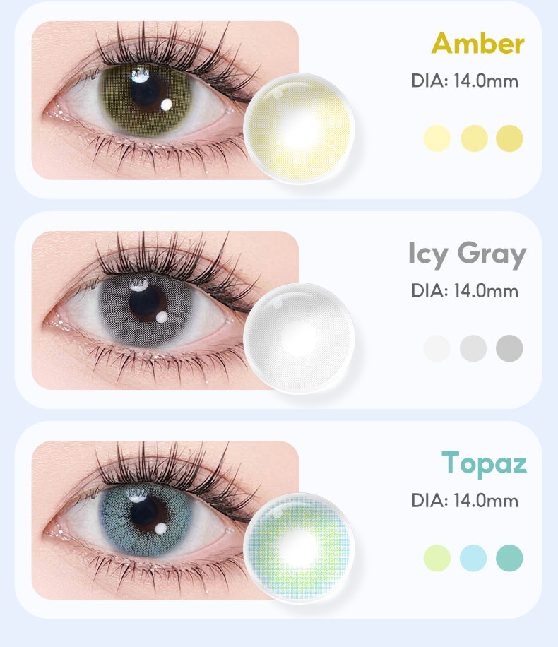 [Direkomendasikan]Magister Softlens Normal 1 pasang lensa kontak warna Fashionable dan serbaguna diameter 14.0mm softlens softlens mata softlens mata korea