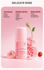 Lavojoy Let It Glow Deodorant Serum - Paket Perawatan Pencerah Ketiak & Kulit Tubuh, 72 Jam Perlindungan Bau & Keringat, Cepat Kering 5 Detik, Aman Kulit Sensitif, Niacinamide + Vitamin C