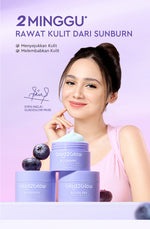 [Big Size]Glad2Glow Blueberry Moisturizer 100g 5% Ceramide Menjaga Skin Barrier Perawatan Wajah Mencerahkan wajah Menjaga kelembapan kulit Penyerapan cepat Pelembab wajah Esensi wajah Produk perawatan kulit Perawatan wajah g2glow official store