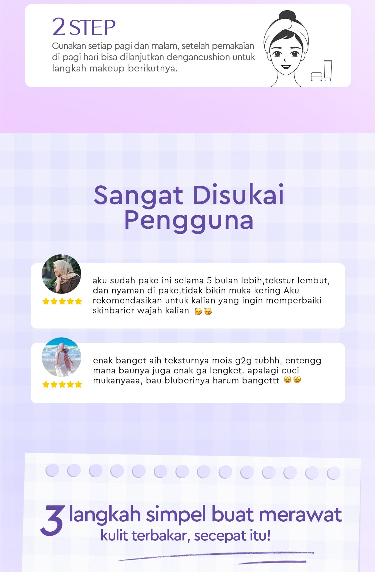 Glad2Glow Blueberry 5% Ceramide Moisturizer Repair Barrier Pulihkan skincare day cream Night Cream krim wajah moisturizer cream repair cream torriden cream cream pemutih wajah skincare bpom Pelembab Wajah Sensitive Skin Care G2G glad2glow official store