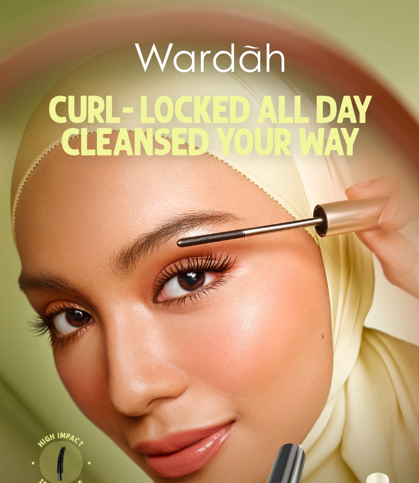 [MASCARA WEDDING SASHFIR] NEW! WARDAH Mascara - Hi-Impact Volumizer Mascara, Anti-Gravity Iron Mascara, Wardah Zero Trace Mascara Remover - Bulu Mata Lentik Tebal Panjang Natural, Maskara Ringan Tahan Lama 24 Jam Smudgeproof, Waterproof, No Clumpy -Makeup
