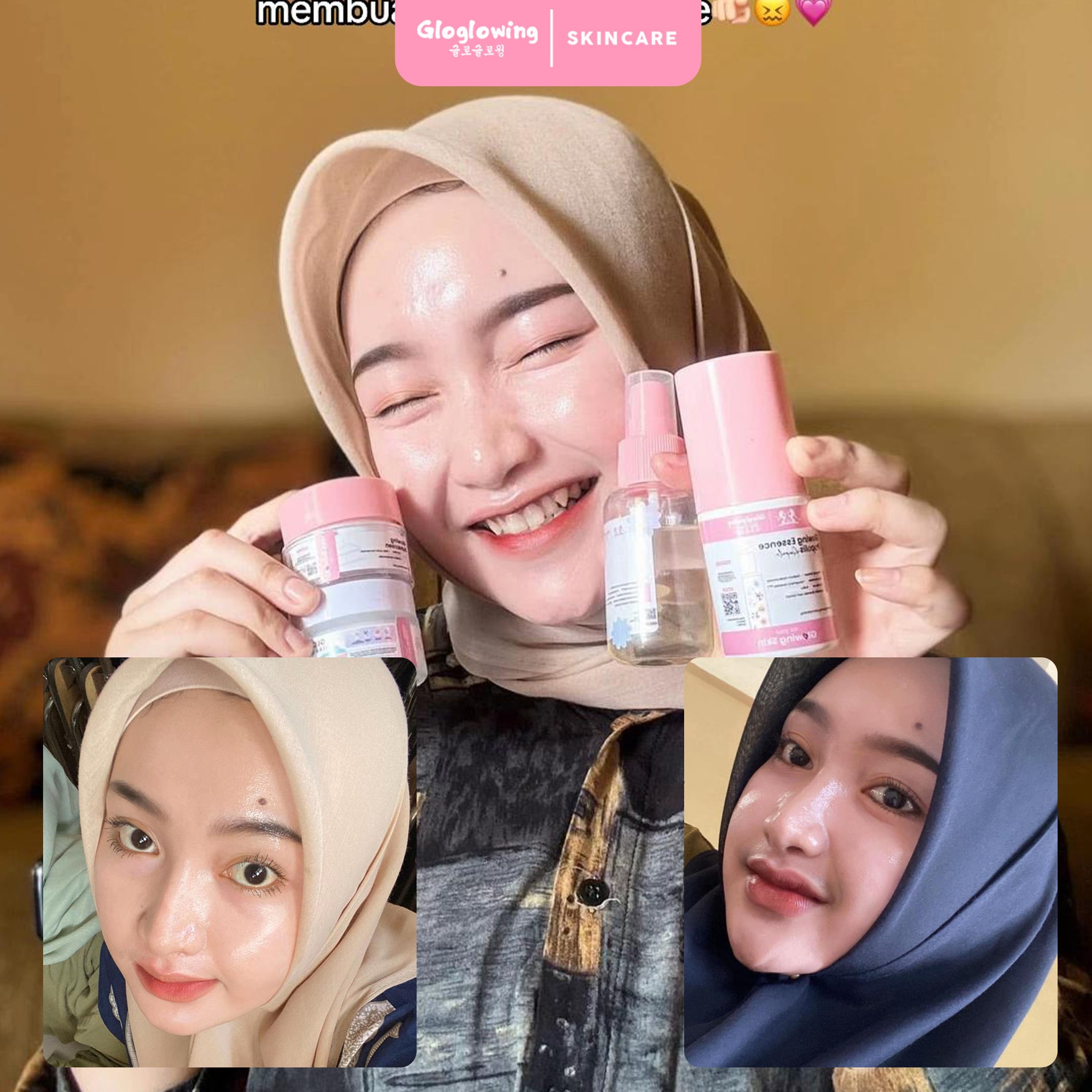 GLOGLOWING Spray Kinclong Booster / Facemist Powerhydra - 60mL