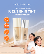 [NEW & UPGRADE] YOU Cloud Touch 3% Niacinamide Brightening Skin Tint For ALL Skin Sensitive Skin Perfect Coverage Liquid Foundation Serum Tint 24h Matte Oil Control SPF 50 No Oxidation