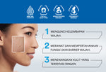 Whitelab Cera-Mug Moisturizer Gel untuk Skin Barrier - Pelembap Kulit Wajah Kering Siang Malam Cera-mug dengan Hyaluronic, Ceramide