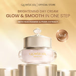 Glowsicha - Bright Day Cream tone up cerah moisturizer Pelembab Bercahaya Krim Siang Dengan Niacinamide brightening wajah cream pemutih wajah day cream Night Cream whitening skincare glowing BB cream Membantu Mencerahkan Wajah moist