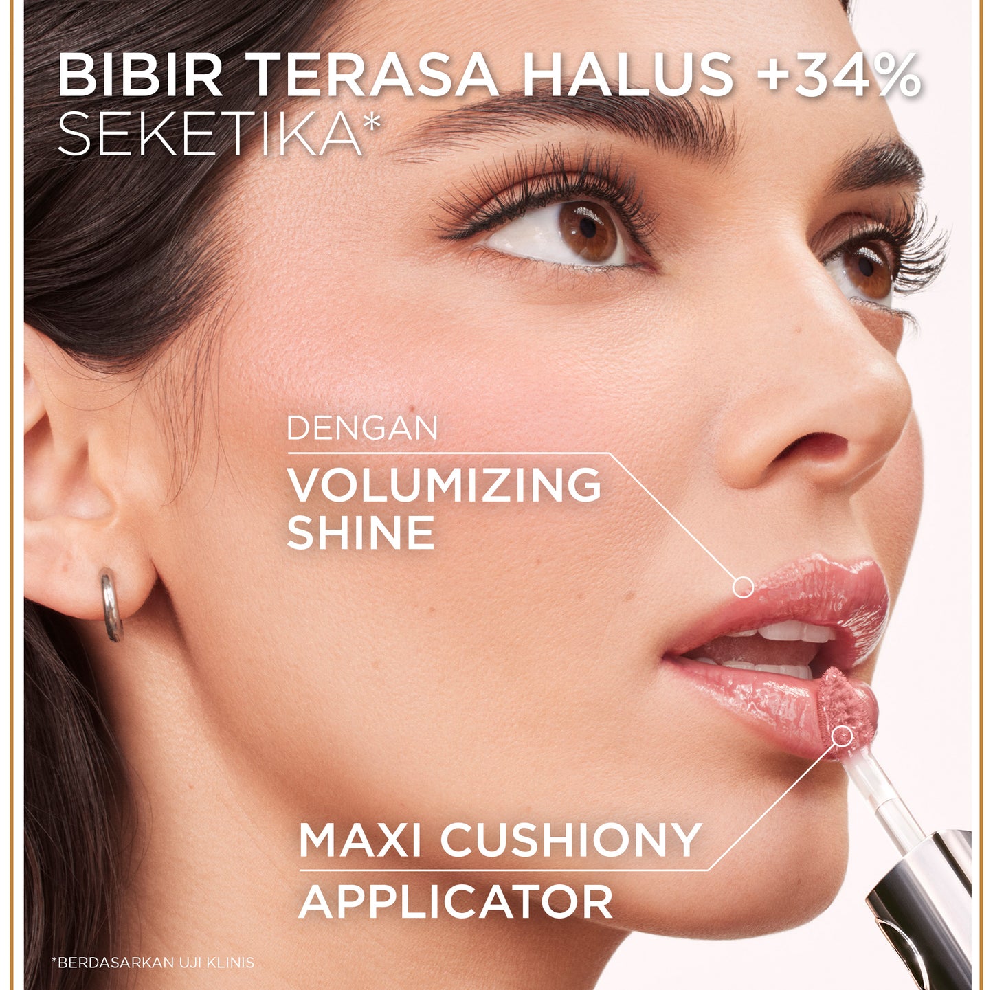 [BARU] L'Oreal Paris Plump Ambition Lip Oil - Instant Plump Hyaluronic Acid & Tripeptide Tahan Hingga 24 Jam, Bibir Plumpy & Lembab, Tidak Lengket | Lip Gloss Lip Plump