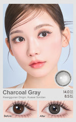 [0.00 s/d -6.00] Magister Softlens Minus Rose softlens 14 mm Lensa kontak berwarna Nude Brown