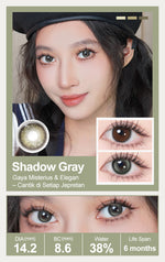 [New Style]Magister Softlens Minus Blush Girl Series Buff Brown 14.2mm~14.5mm Contact Lens 6Months