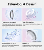 [0.00 s/d -6.00] Magister Softlens Minus NILS Seris 14.2mm Soflen 6Bulan Nils Brown
