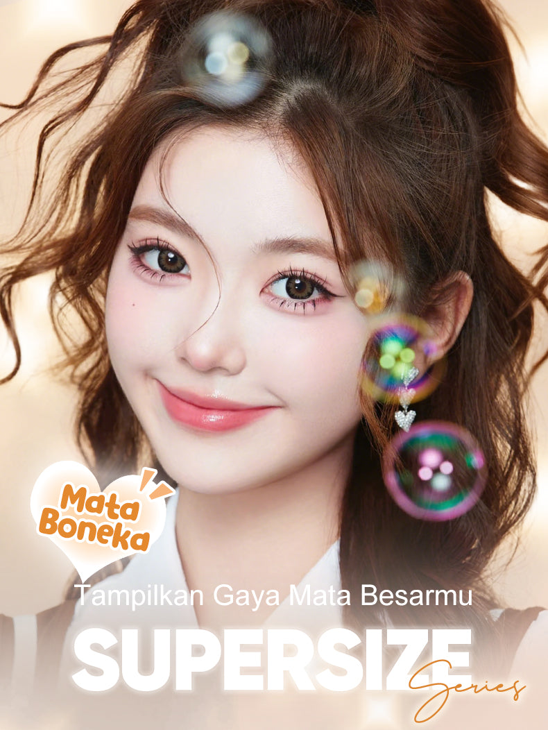 0.00 ~-8.00 Magister Softlens Minus 14.5m Lensa Kontak Minus Lensa Mata Besar Coklat Hitam 6 bulan 1 pasang