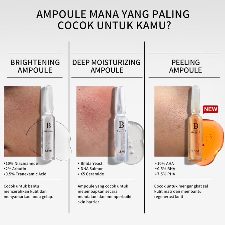 PREMIERE BEAUTE [NEW LAUNCH] [DAPAT 2] AHA BHA PHA 18% Triple Acids Advanced Peeling Ampoule REAL & EFFECTIVE High Dose Exfoliation ZERO OXIDATION Pore Refining