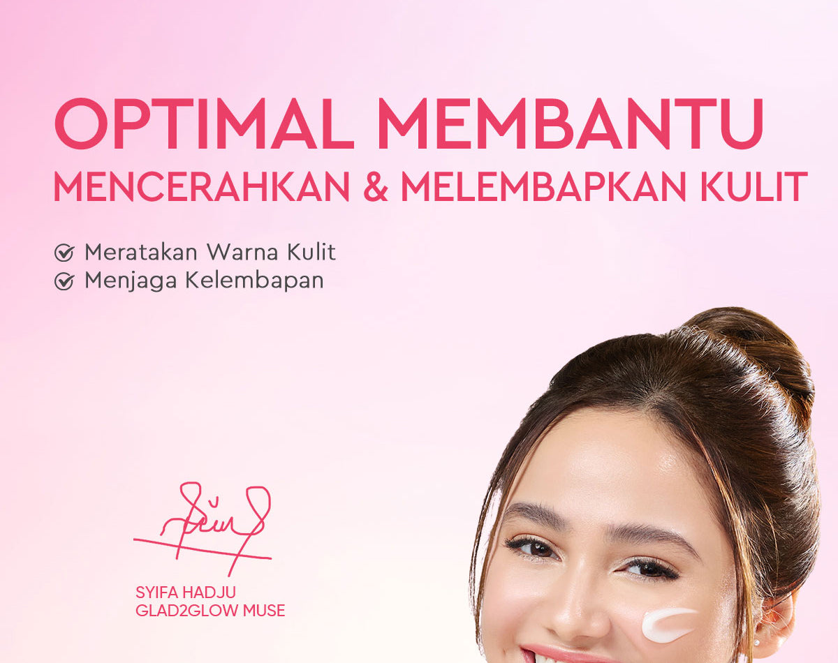 [Isi Besar Hemat]Glad2Glow Moisturizer Series100G Water Gel Niacinamide Brightening Retinol CentellaMencerahkan Pemutih Kulit Pelembab Bercahaya Krim Siang dan Malam Perawatan Kulit Ekstrak Delima Asam Lemak Asam Delima Wajah G2glow official store