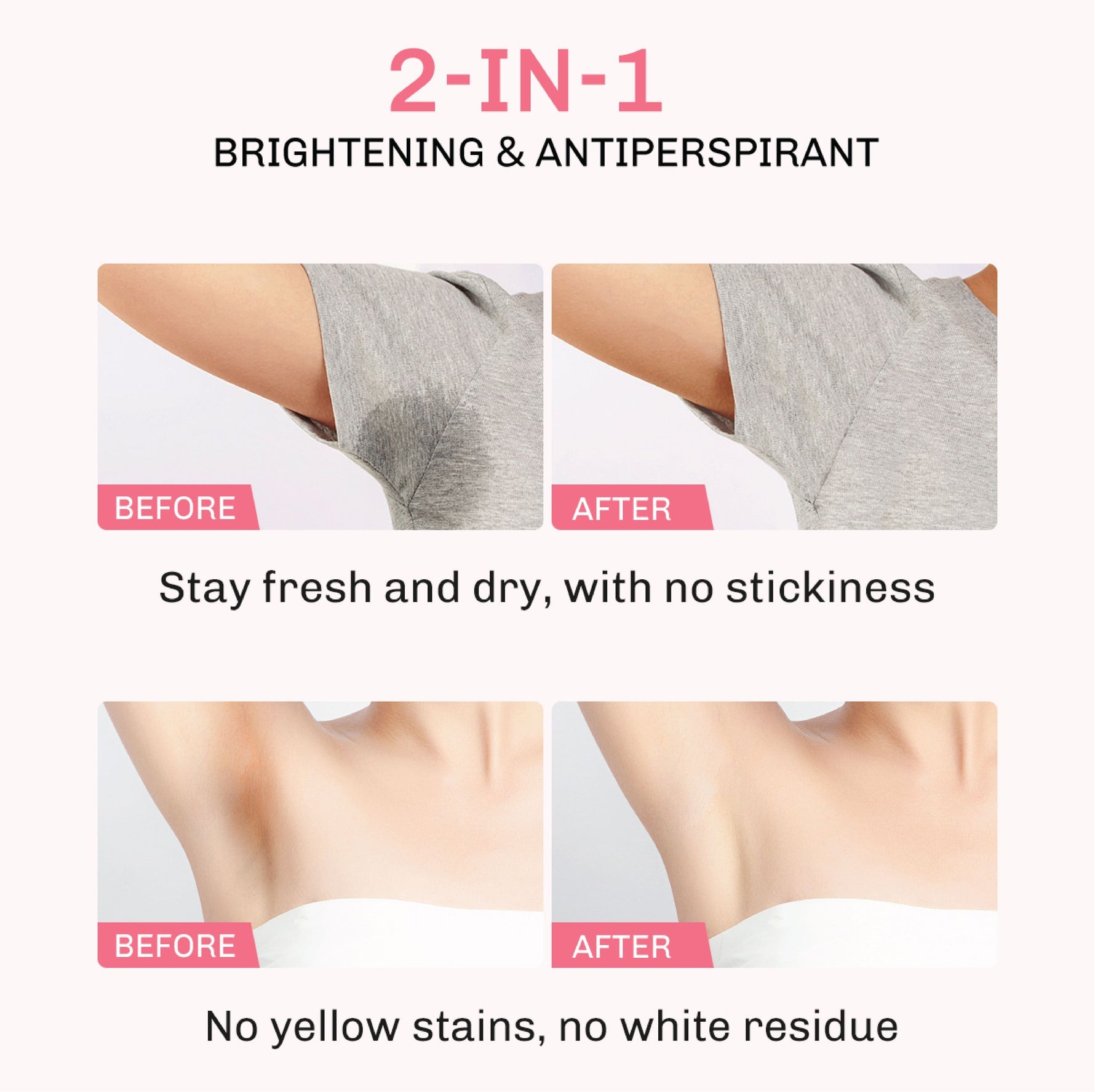 Lavojoy Let It Glow Deodorant Serum - Paket Perawatan Pencerah Ketiak & Kulit Tubuh, 72 Jam Perlindungan Bau & Keringat, Cepat Kering 5 Detik, Aman Kulit Sensitif, Niacinamide + Vitamin C