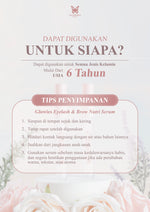 GLOWIES BEAUTY Eyelash & Brow Nutri Serum Membantu menumbuhkan Alis dan Bulu Mata 4 ml Free Gifts Cermin & Pengukur Bulu Mata Water Based Serum Box Mascara Maskara