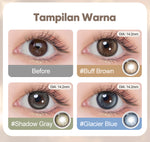 [New Style]Magister Softlens Minus Blush Girl Series Buff Brown 14.2mm~14.5mm Contact Lens 6Months
