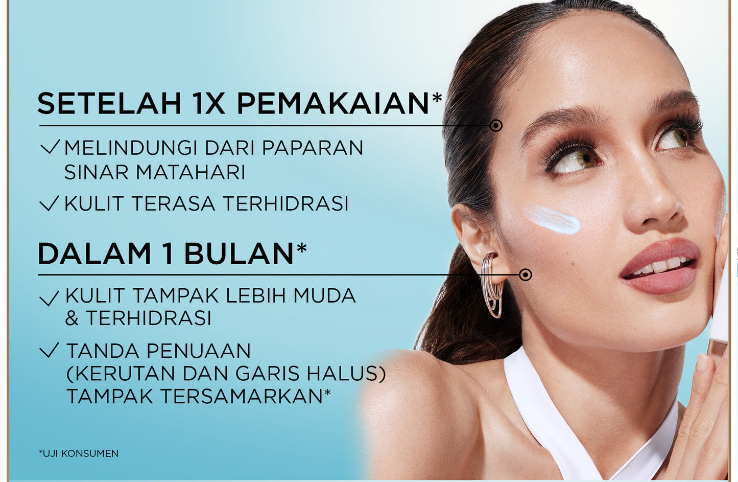 [NEW LAUNCH] L’Oreal Paris UV Defender Aquafusion Daily Water Gel Sunscreen SPF50+ PA++++, Sunscreen Seringan Air, 24 Jam Terhidrasi