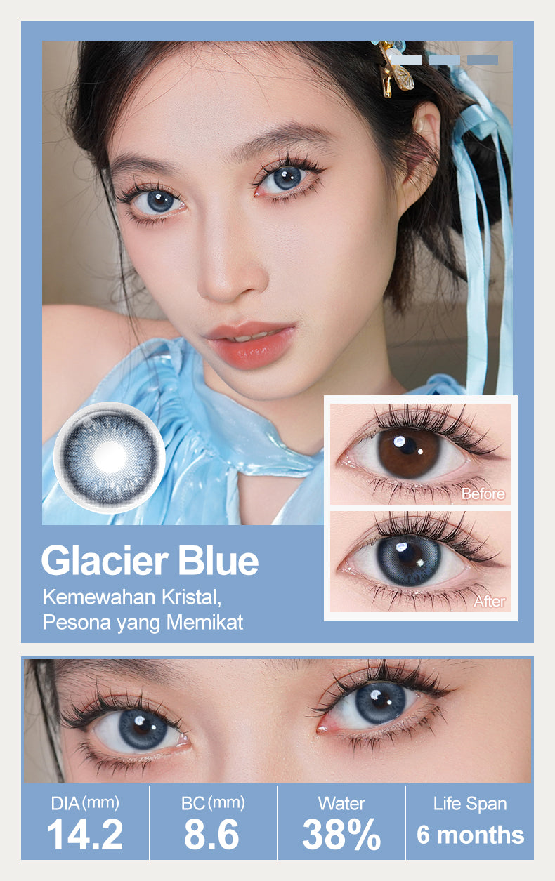 [New Style]Magister Softlens Minus Blush Girl Series Buff Brown 14.2mm~14.5mm Contact Lens 6Months