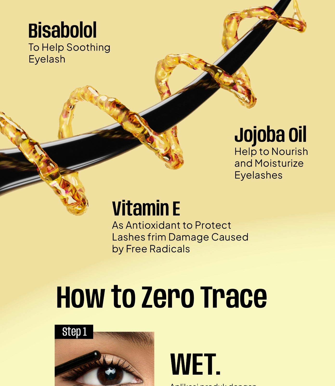[MASCARA REMOVER BERSIH TANPA SISA] NEW! WARDAH Zero Trace Mascara Remover - Effortless Lash-Cleansing Lash-Nourishing Oils Gentle Formula Remover Mascara - Make Up Remover - Maskara - Pembersih Bulu Mata Tanpa Rontok - Pembersih Makeup Wajah - Eye Makeup