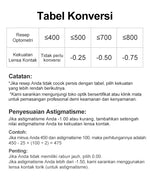 Magister Softlens Minus(0.00~-6.00) Glowy Series 14.5mm abu-abu coklat Gaya eksklusif soflen