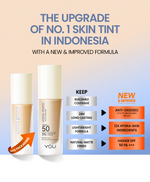 [NEW & UPGRADE] YOU Cloud Touch 3% Niacinamide Brightening Skin Tint For ALL Skin Sensitive Skin Perfect Coverage Liquid Foundation Serum Tint 24h Matte Oil Control SPF 50 No Oxidation