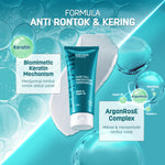 ERHAIR Hairgrow Hairfall Protection Moisturizer 200ml - Conditioner Rambut Rontok, Patah dan Kering | Anti Frizzy & Berkilau | Conditioner Anti Rontok | Biomimetic Keratin & Biotin