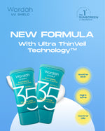 WARDAH UV Shield Acne Calming Sunscreen Moisturizer SPF 35 PA untuk komedo jerawat dan bekas jerawat kulit berminyak tekstur gel ringan mudah meresap Skincare