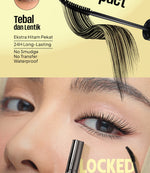 [MASCARA SASHFIR] NEW! WARDAH Hi-Impact Volumizer Mascara 13X Volume & Curl Effect - Mascara Waterproof - Maskara Jigrak - No Fake Lashes - Bulu Mata Lentik Panjang Tebal Tahan Lama - 24 Jam Longlasting, Smudgeproof, No Clumpy - Eye Makeup