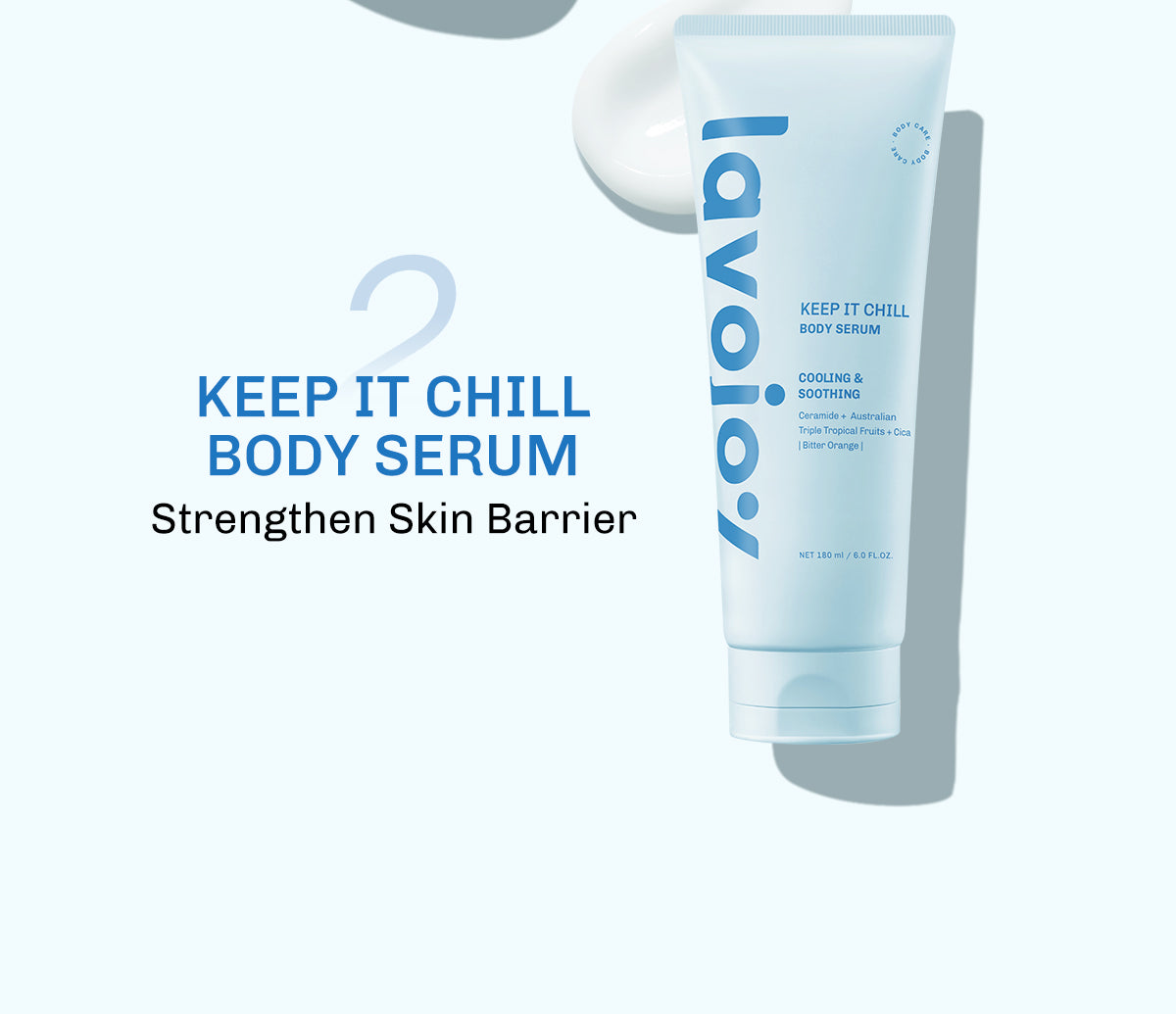 Lavojoy Keep It Chill Body Wash 300ml | Calm Down And Hydrate Skin | Sabun Mandi Cair | Sensasi Dingin | Menenangkan Kulit | Memperkuat Skin Barrier | Ceramide + Centella Asiatica + Mint Extracts