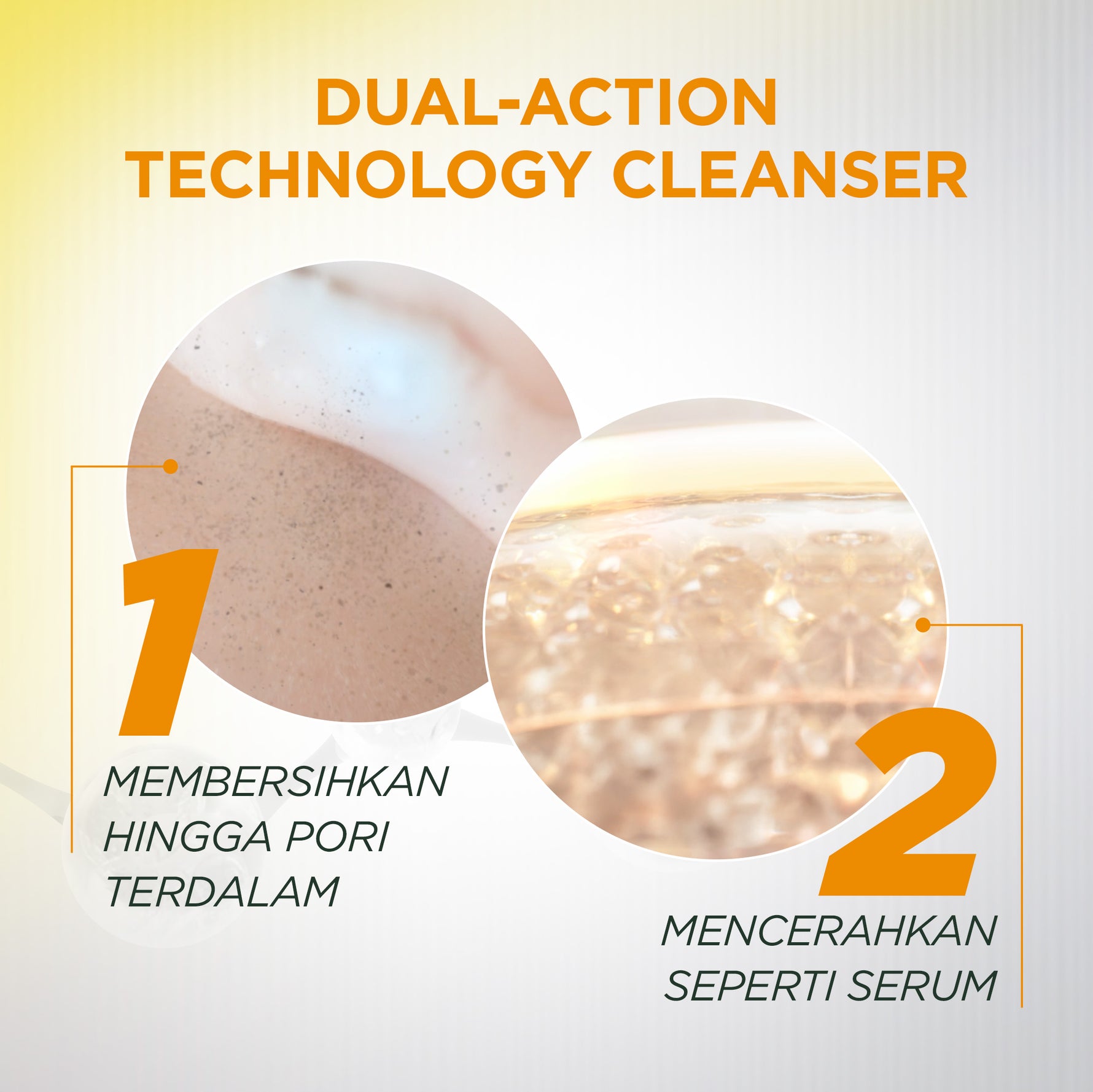 GARNIER Facial Wash Bright Complete Vitamin C Serum Cleanser 100ml | Skincare Pembersih Wajah Mencerahkan Seperti Serum Wash sabun cuci muka sabun muka glowing dan memutihkan
