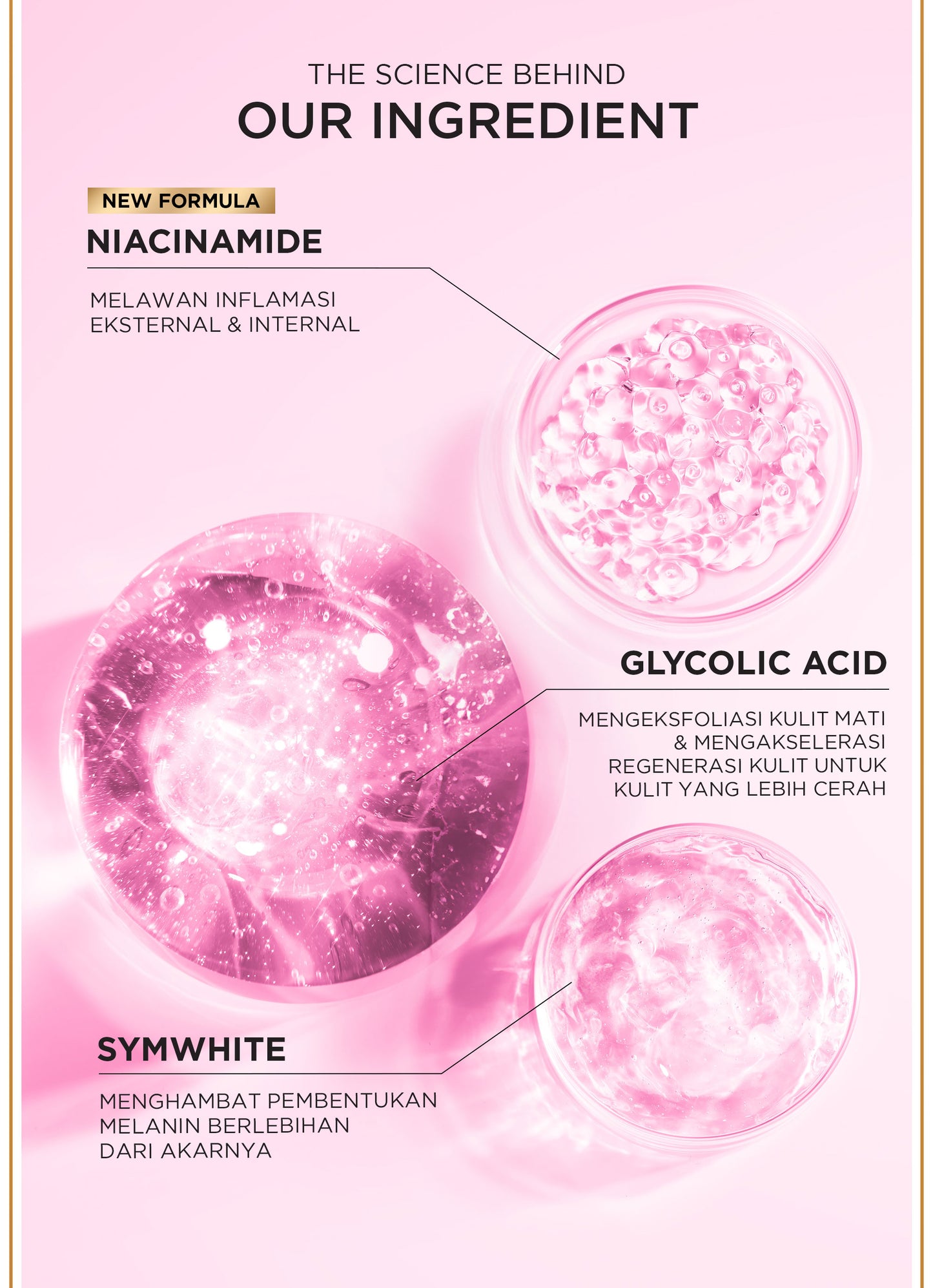 L'Oreal Paris Glycolic Bright Glowing Night Cream - 15/30ml (Skin Brightening Krim Malam  Pelembab Loreal Glyco Acid AHA Exfoliating Anti Dark Spot Wajah Peeling Muka)