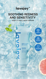 Lavojoy Keep It Chill Body Serum 180ml | Calm Down And Hydrate Skin | Body Lotion | Sensasi Dingin | Menenangkan Kulit | Memperkuat Skin Barrier | Ceramide + Centella Asiatica + Mint Extracts
