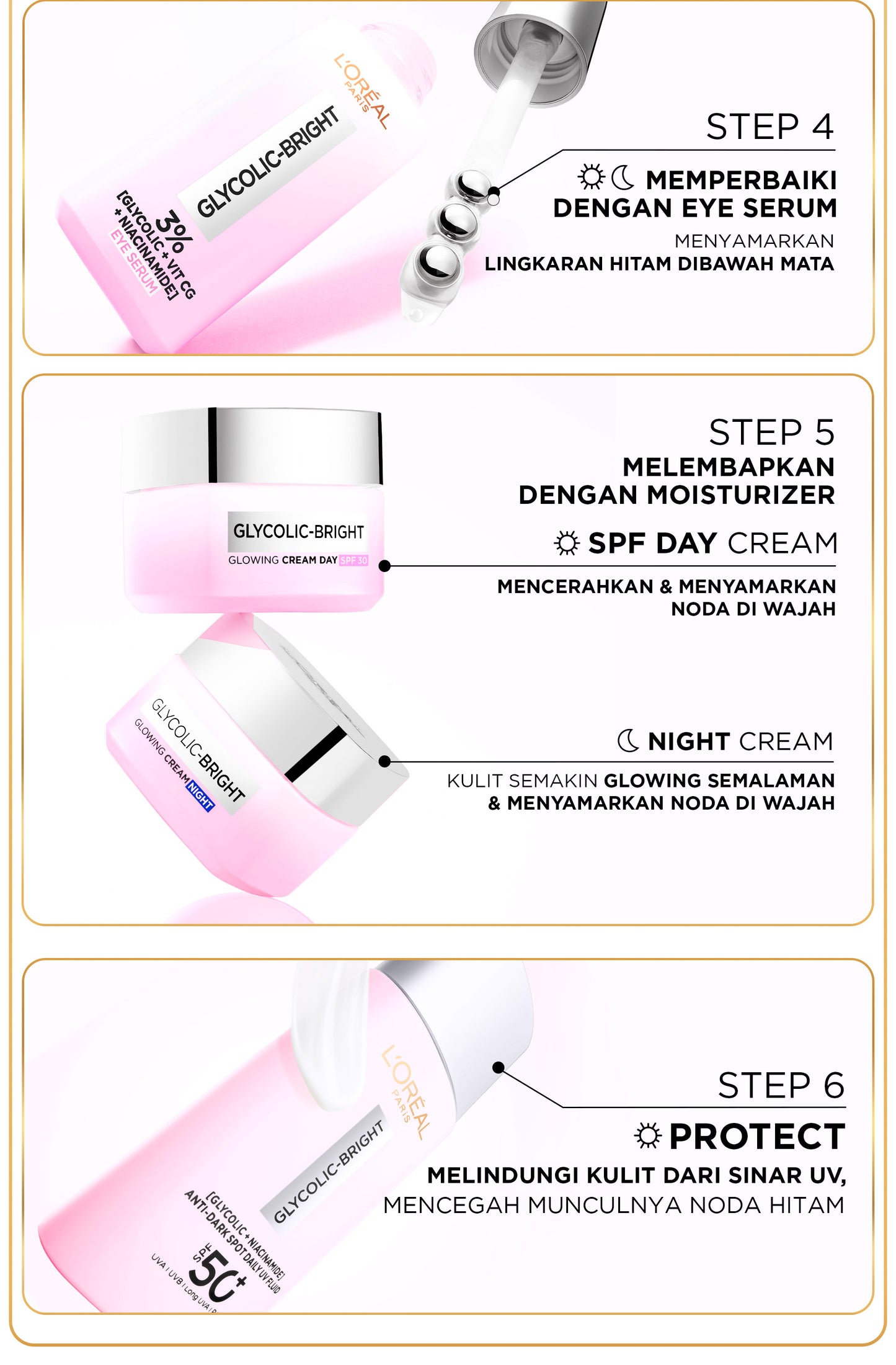 [NEW LAUNCH!] GLYCOLIC - BRIGHT ANTI DARK-SPOT DAILY UV FLUID SPF 50+ l 50ml l SUNSCREEN PERTAMA UNTUK MENYAMARKAN NODA HITAM, BEKAS JERAWAT, DAN MENCERAHKAN l TABIR SURYA, SPF, SUNBLOK, SUN SCREEN