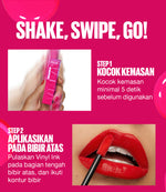 MAYBELLINE OFFICIAL Superstay Vinyl Ink 4.2 ml LIMITED EDITION - Shiny Pigmented Liquid Lipstik Lipstick