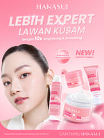 [Special Package] Hanasui Double Expert, Glow Better Set 4 pcs + Power Bright Expert Serum - Real 10% Advance Nianicinamide Menyamarkan Bintik Hitam Bekas Jerawat New Improved Formula