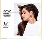 [BARU] L'Oreal Paris Hyaluron Pure 72H Rehydrating Conditioner - Perawatan Rambut Bebas Lepek dan Rambut Halus tahan hingga 72jam -  265ml - Kulit Kepala Berminyak dan Rambut Kering