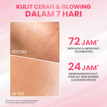 Hanasui Glow Expert Night Cream New Improved Formula - Gel Cream Ringan & Kunci Kelembaban Mencerahkan & Menghaluskan - Niacinamide & Genowhite
