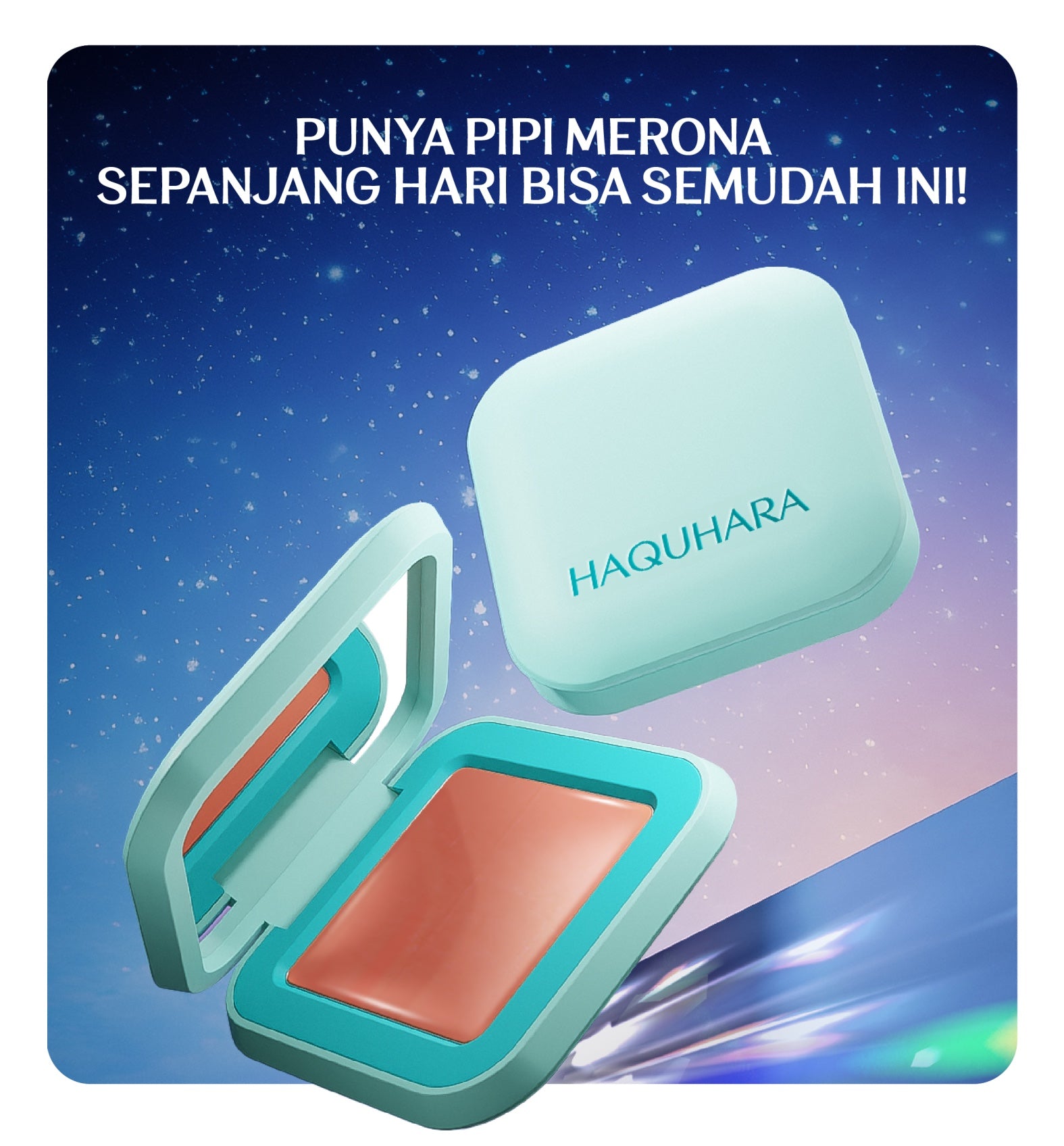 Haquhara Blushy Ever After Cream Blush / Blush On Cream / Perona Wajah Shades Pink / Peach