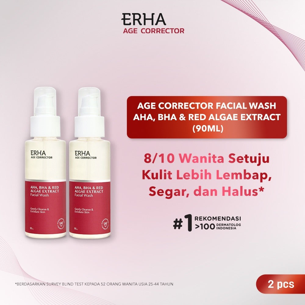 ERHA Twin Flame Age Corrector Facial Wash 90ml - Sabun Wajah Anti Aging