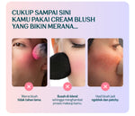 Haquhara Blushy Ever After Cream Blush / Blush On Cream / Perona Wajah Shades Pink / Peach