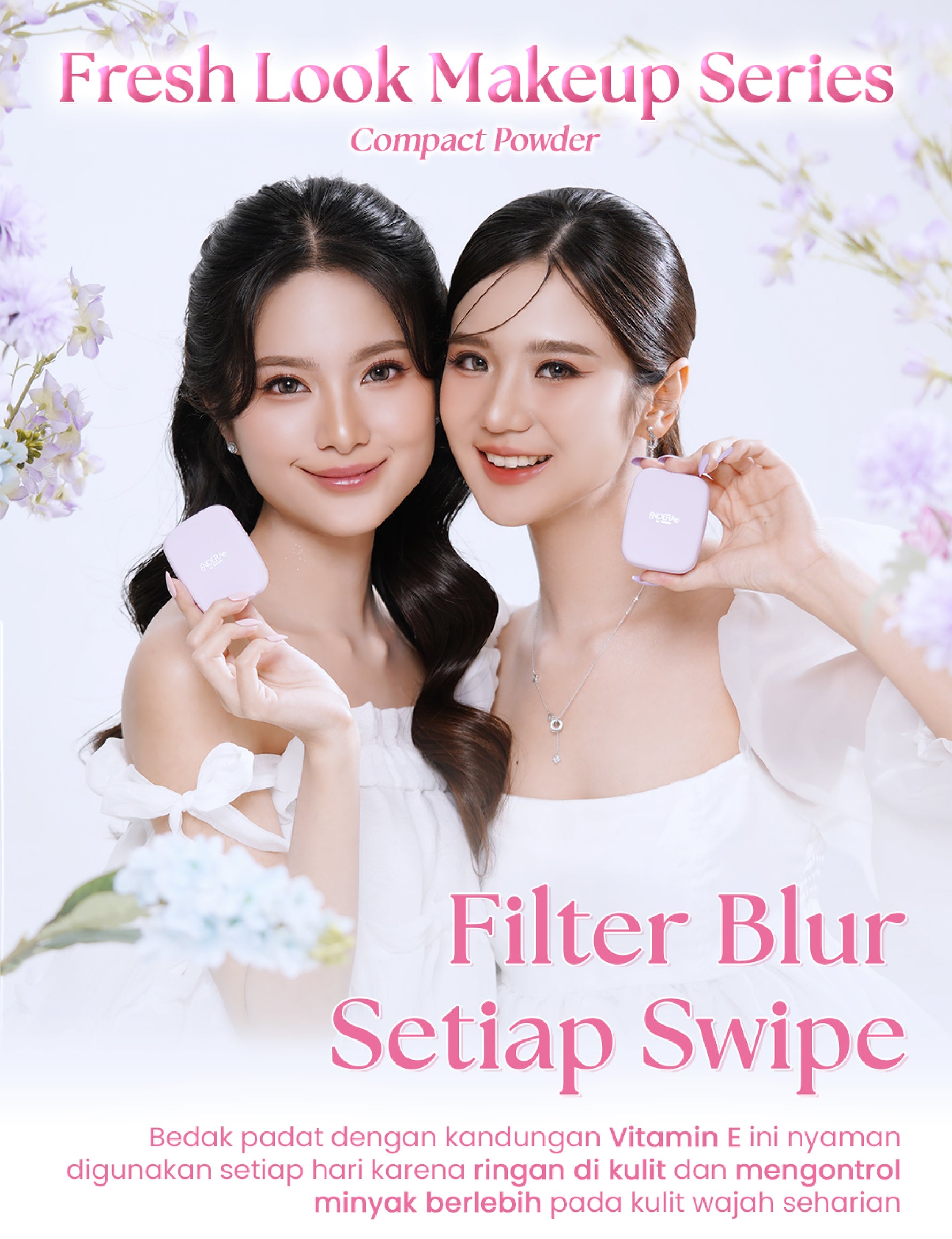 Noera Compact Powder | Bedak Padat Blur Matte Effect