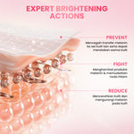 Hanasui Glow Expert Night Cream New Improved Formula - Gel Cream Ringan & Kunci Kelembaban Mencerahkan & Menghaluskan - Niacinamide & Genowhite