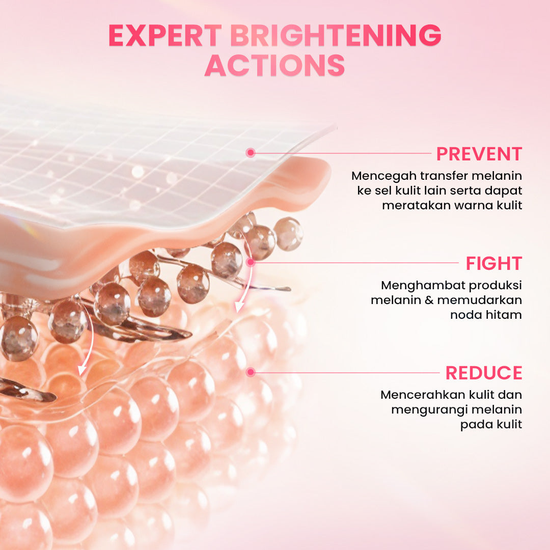 Hanasui Glow Expert Night Cream New Improved Formula - Gel Cream Ringan & Kunci Kelembaban Mencerahkan & Menghaluskan - Niacinamide & Genowhite