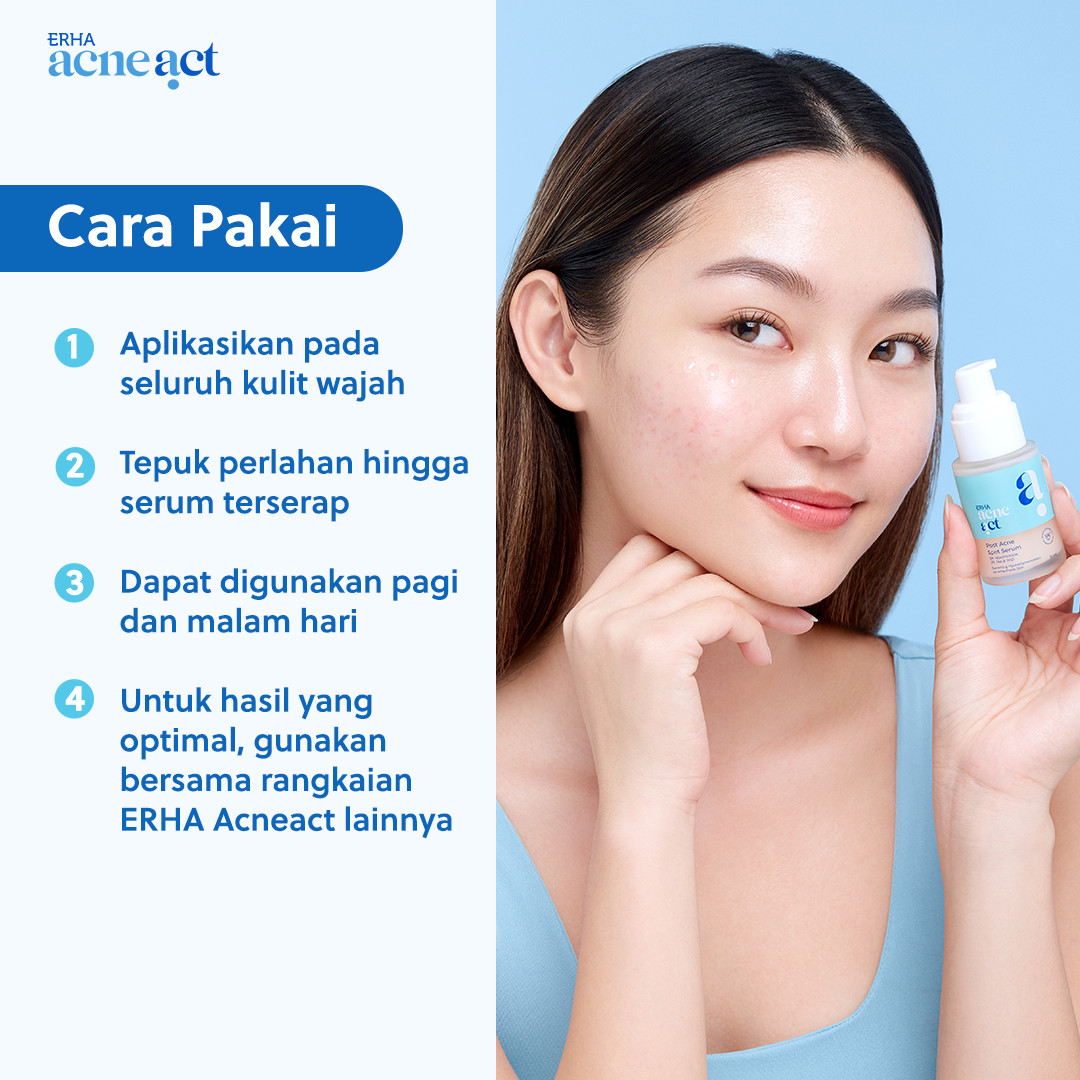 ERHA Acneact Post Acne Spot Serum 30ml - Serum Bekas Jerawat | Tranexamic Acid | Niacinamide