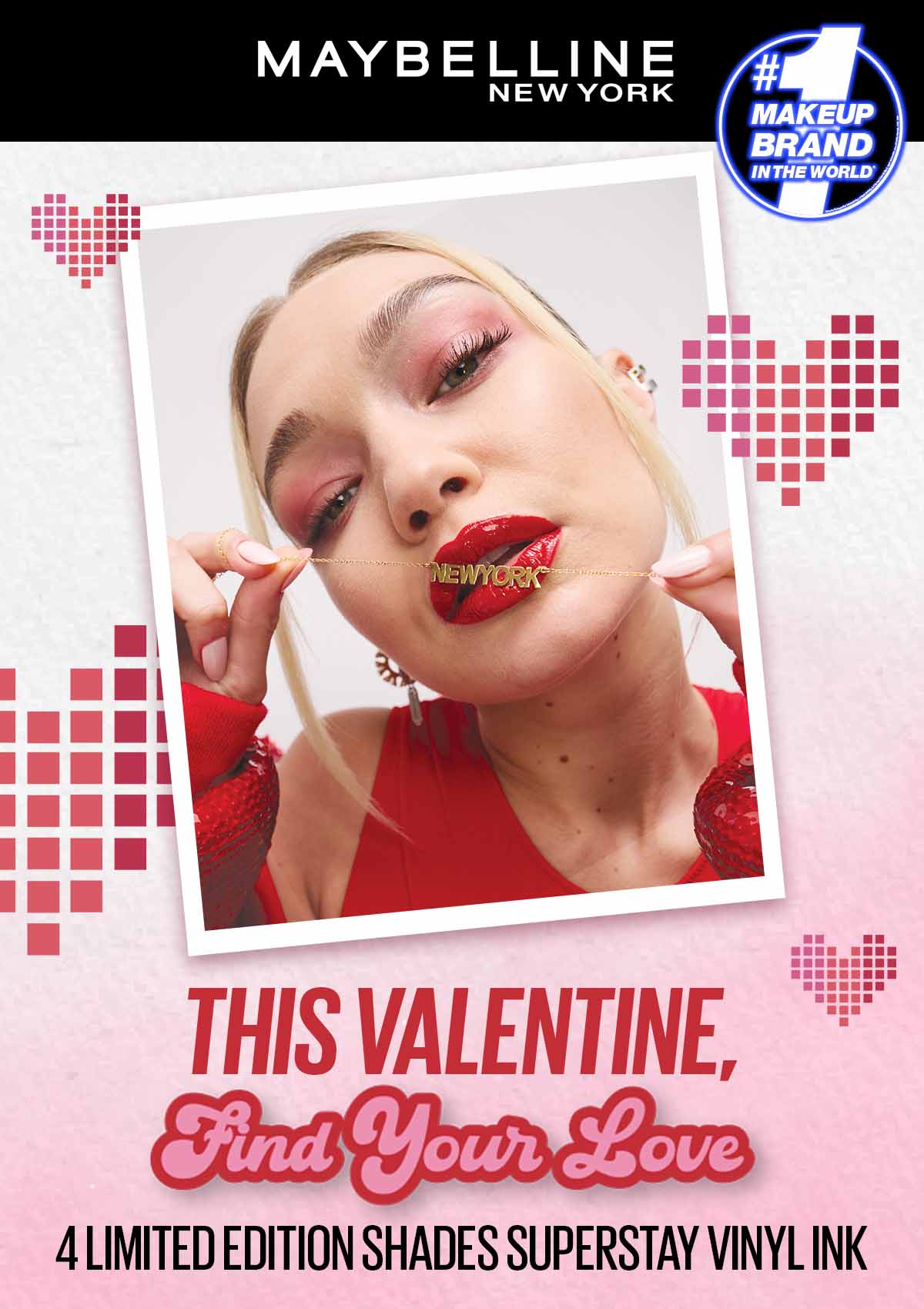 MAYBELLINE OFFICIAL Superstay Vinyl Ink 4.2 ml LIMITED EDITION - Shiny Pigmented Liquid Lipstik Lipstick