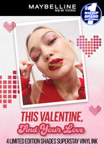 MAYBELLINE OFFICIAL Superstay Vinyl Ink 4.2 ml LIMITED EDITION - Shiny Pigmented Liquid Lipstik Lipstick
