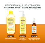 GARNIER Serum Bright Complete Overnight PURE VITAMIN C Serum 15ml 30ml - Skincare Mencerahkan Wajah Vitamin C Cocok untuk semua jenis kulit Serum Malam