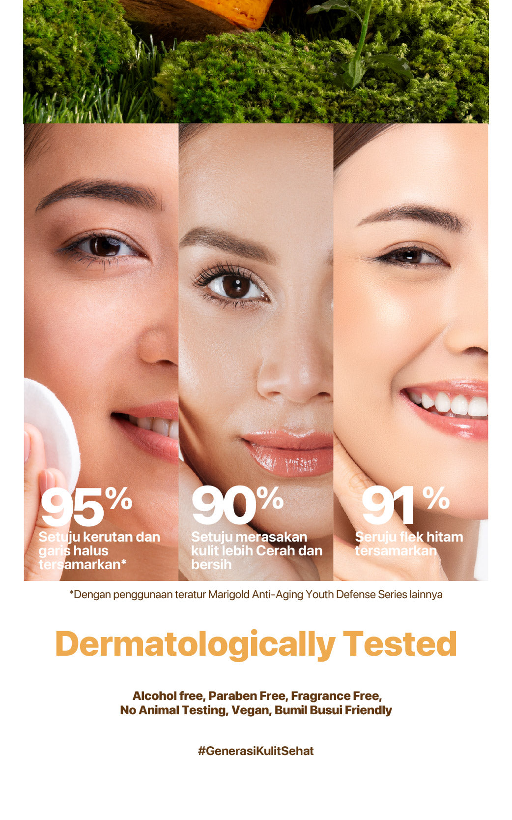 MARIGOLD TONER - NPURE Marigold Anti-Aging Youth Defense Hydrating Toner / Clearing Petal Toner/ Anti Aging Toner/ Toner Gentle Eksfoliasi Wajah Natural / Membersihkan Kotoran