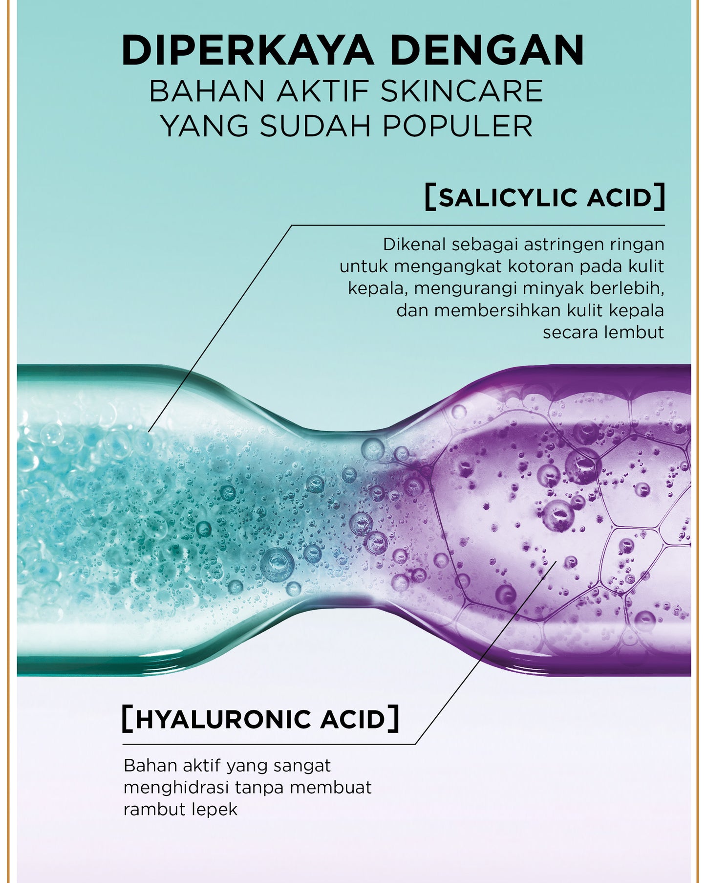 [BARU] L'Oreal Paris Hyaluron Pure 72H Rehydrating Conditioner - Perawatan Rambut Bebas Lepek dan Rambut Halus tahan hingga 72jam -  265ml - Kulit Kepala Berminyak dan Rambut Kering