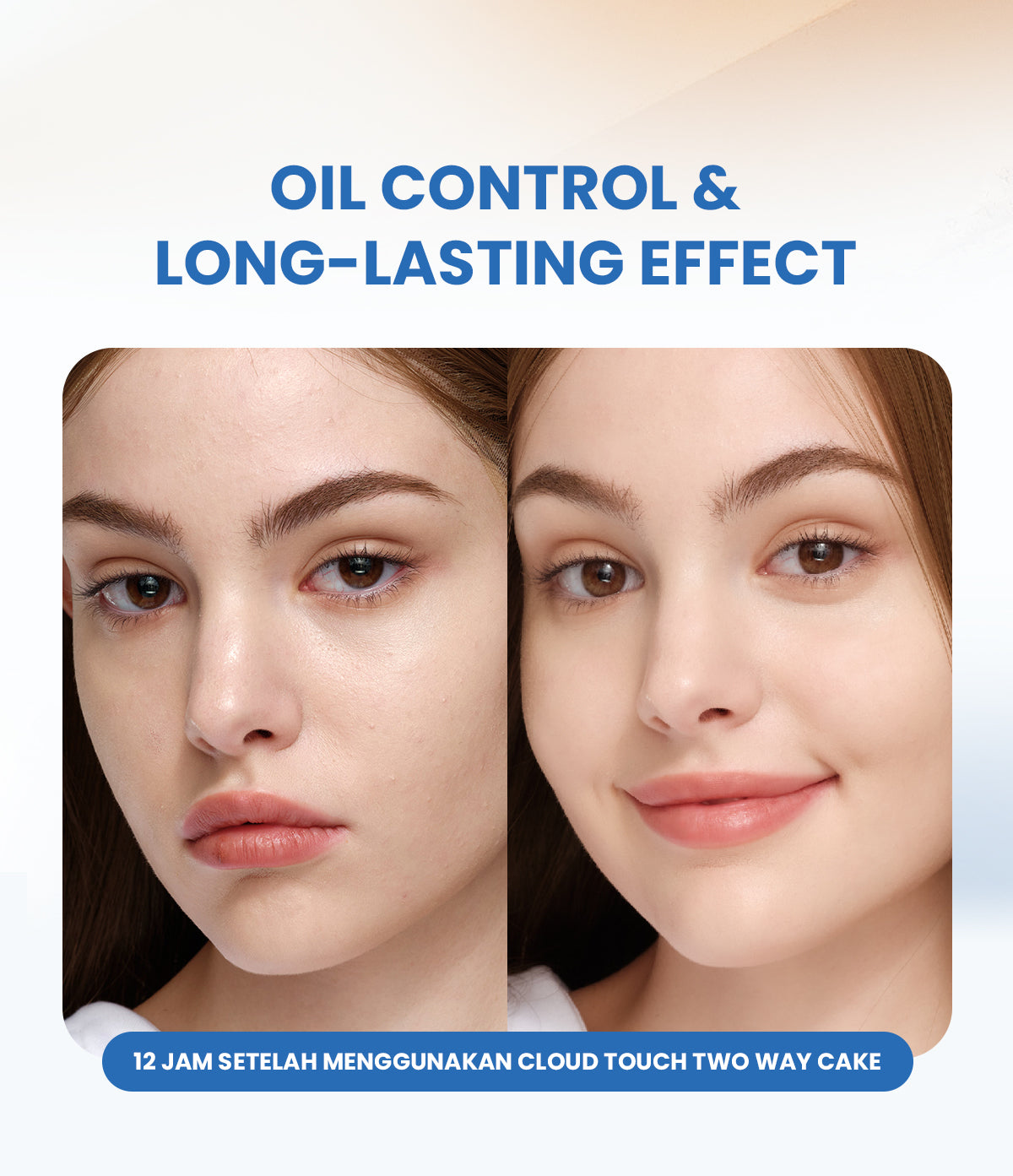 YOU Cloud Touch Dreamy 3 in 1 Two Way Cake Bedak Padat Two Way Cake Makeup