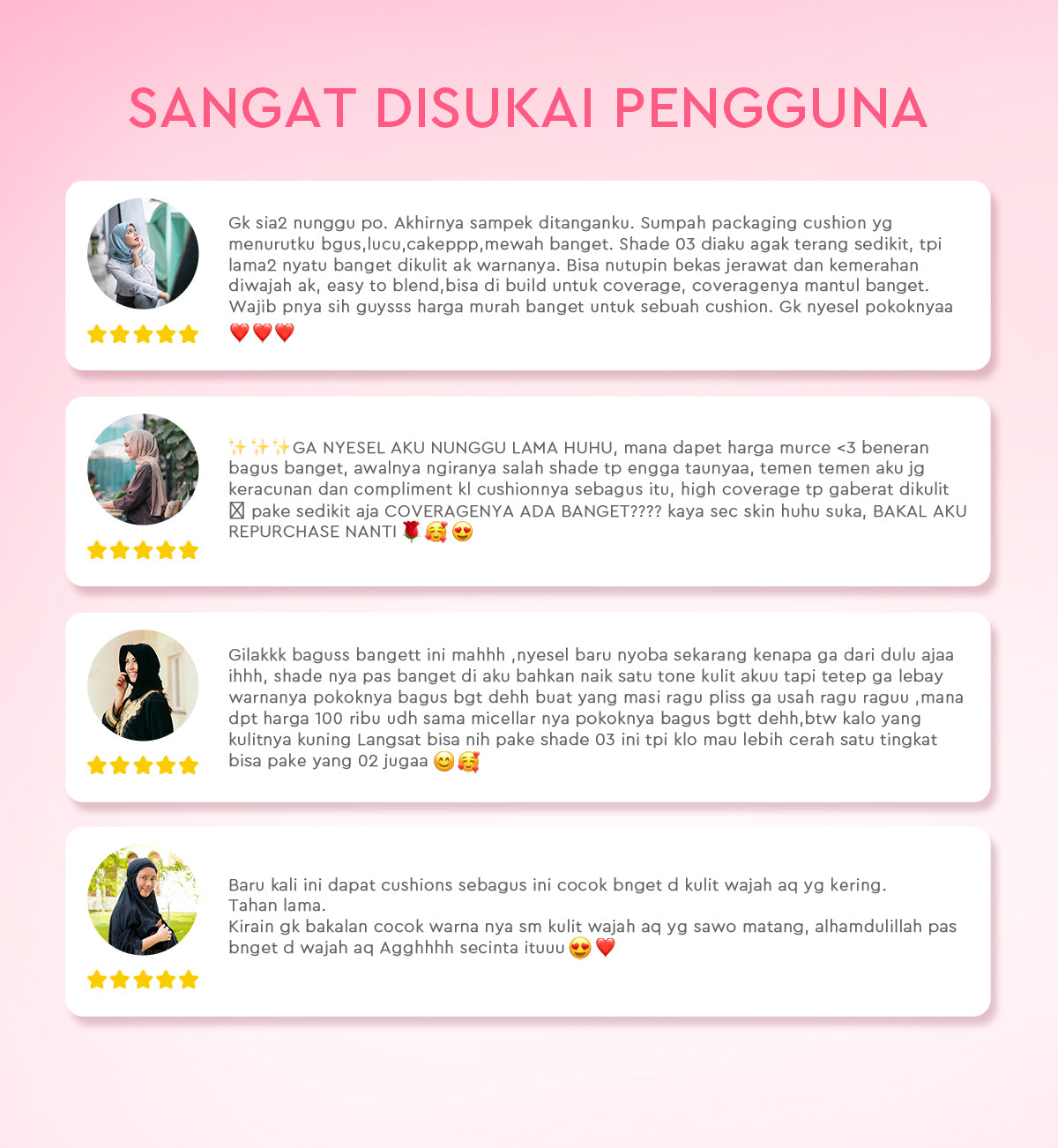 Glad2Glow 2lN1 VELVET MAKEUP SET-LOOSE POWDER+CUSHION Coverage Tinggi Second Skin Flawless Semi Matte Transferproof Tahan Lama instan Blurring Minyak Extract Air Blurry Technology